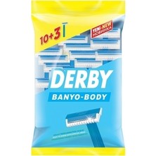 Derby Banyo Tıraş Bıçağı 10+3 Kullan-At Özelliği