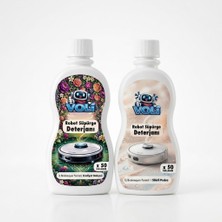 Voli Sihirli Pudra Kokusu ve Kraliyet Bahçesi Çiçek Kokulu 2'li Avantaj Paket Robot Süpürge Deterjanı 2X500 ml