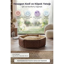 TinyPati Hexagon Kedi ve Köpek Yatağı