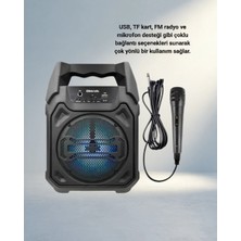 TKÇ Bluetooth Taşınabilir Şarjlı Hoparlör Uzun Pil Ömrü