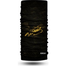 Bobrear Atatürk Imza Desenli Çok Amaçlı Buff Bandana Boyunluk