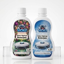 Voli Kraliyet Bahçesi Çiçek ve Üstün Beyaz Sabun Kokulu 2'li Avantaj Paket Robot Süpürge Deterjanı 2X500 ml