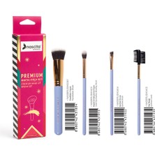 Nascita Premium Makyaj Fırça Seti 4’lü Fondöten Far Eyeliner ve Kaş Fırça Seti