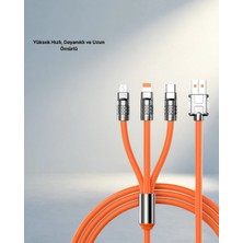 TKÇ Esnek Yüksek Hızlı Şarj Kablosu 1.5 Metre USB C