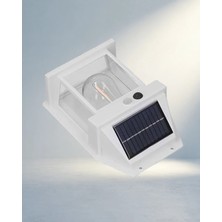 TKÇ Dış Mekan Sensörlü Güneş Enerjili Duvar Lambası IP65 Su Geçirmez