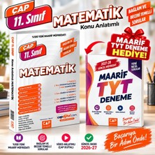 Çap Yayınları 2027 11 Sınıf Matematik Soru Fasikül Seti-Maarif Tyt Deneme Hediyeli!! 