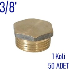 3/8' Sarı Kör Tapa Dış Dişli, 50 Adet