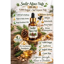 Organik Life Sedir Ağacı Yağı – (Kafur Ağacı) 20 ml – Uçucu Yağ – %100 Doğal – Saf – Aromaterapi