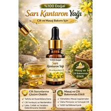 Organik Life Sarı Kantaron Yağı 20 ml – %100 Doğal Kantaron Yağı Cilt ve Masaj Bakımı Için