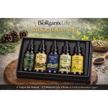 Organik Life Yoğun Saç Bakım & Güçlendirme 5’li Doğal Yağ Seti 20 ml