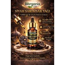 Organik Life Siyah Sarımsak Yağı Biorganix Life 20 ml – %100 Saf & Güçlü Bakım Etkisi!