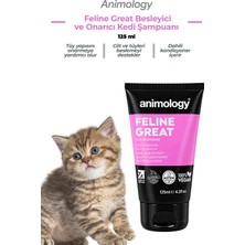 Animology Feline Great Kediler Için Kürkü Besleyici ve Tüy Yapısını Onarıcı Şampuan 125 ml