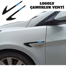 Aksefuar Lazer Volkswagen Grubu ile Uyumlu Pleksi Çamurluk Venti Parlak Siyah (Sağ - Sol Takım)
