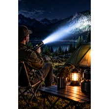 Megamus WT-631 Profesyonel 30.000 Lümen Ultra Parlak Şarjlı LED El Feneri