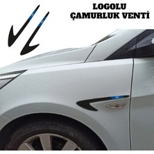 Aksefuar Lazer Förd Grubu ile Uyumlu Pleksi Çamurluk Venti Parlak Siyah (Sağ - Sol Takım)