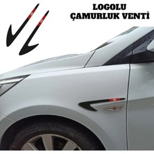 Aksefuar Lazer Kia Grubu ile Uyumlu Pleksi Çamurluk Venti Parlak Siyah (Sağ - Sol Takım)