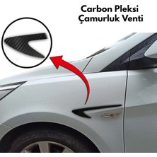 Aksefuar Lazer Universal Carbon Çamurluk Venti (Sağ - Sol Takım)