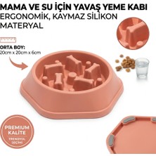 Patibon Kedi Köpek Yavaş Besleyici Mama Kabı Slow Feeder Obez Hayvanlara Özel Anti-Boğulma & Sağlıklı Beslenme