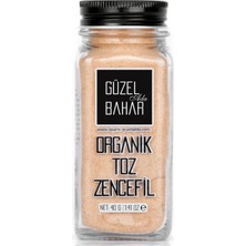 Güzel Gıda Organik Toz Zencefil 40G