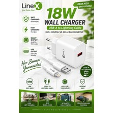 Mecra Life 18W Hızlı Şarj Adaptörü + Usb-A To Lightning Kablo – iPhone Uyumlu Hızlı Şarj Aleti Akıllı Çipli