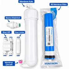 Güven Vontron Membranlı Membran Kabı ve Su Arıtma Cihazı Akış Seti