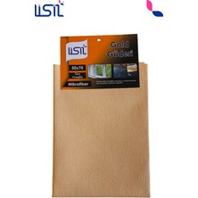 Lisil Gold Mikrofiber Güderi | 50X70 Büyük Boy | 250 Gsm | Tüm Yüzeyler