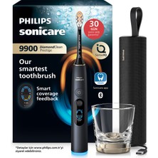 Philips Sonicare Yeni Nesil Diamond Clean Prestige 9900 Serisi Şarjlı Diş Fırçası,senseıq Destekli Kişiye Özel Fırçalama,akıllı Basınç ve Kapsama Takibi,24 Fırçalama Ayarı,14 Gün Şarj SÜRESI,HX9813/92