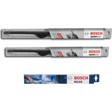 Bosch Aeroeco Citroen C4 Uyumlu Ön Arka Silecek 2005-2009 700 mm 600 mm 300 mm Yüksek Performans -Rear H304