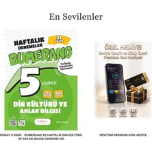 Günay Yayınları 5.sınıf - Bumerang 32 Haftalık Din Kültürü ve Ahlak Bilgisi Denemeleri (+Seviye Tespit Uygulama Hediyeli)