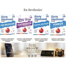 Nartest Yayınevi Nartest Yayınları 5. Sınıf 4 Kitap Fen Bilimleri Matematik Sosyal Bilgiler Türkçe Seti (+Seviye Tespit Uygulama Hediyeli)