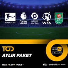 TOD 1 Aylık Spor Extra+ Paketi – 4 Ekran (Web+ Cep+ Tablet + Smart Tv+ Apple Tv)