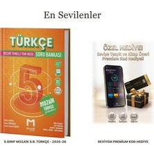 Mozaik Yayınları 5.sınıf Mozaik S.b. Türkçe - 2025-26 (+Seviye Tespit Uygulama Hediyeli)
