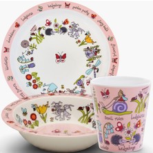 Tyrrell Katz Melamin Mama Tabağı, Kasesi ve Alıştırma Bardağı - Secret Garden