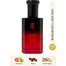 Ajmal Neon Red Edp Erkek Parfüm 100 ml | Baharatlı ve Odunsu | Narenciye, Tütün, Kahve, Sandal Ağacı