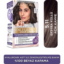 L'oreal Paris Excellence Cool Creme Saç Boyası - 5.11 Ekstra Küllü Açık Kahve