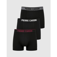 Pierre Cardin Siyah Pamuk Karışımlı 3'lü Iç Giyim Boxer Set 50333821 001