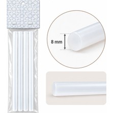 Formsan Mum Ince Sıcak Silikon Tabanca Mumu Çubukları 4 Adet 30 cm / 8mm
