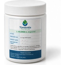 Timentis Purative L-Arginine (Arjinin) 100 Gram