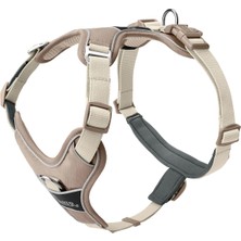 Hunter Köpek Göğüs Tasması Harness Divo Up Krem 34-47/xs