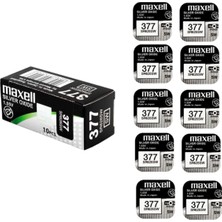 Maxell 377 SR626SW 1.55V Saat Pili 10'lu