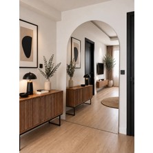 Effe Yapı Dekor Oval Çerçevesiz Boy Aynası 180 x 100 cm Metal Tasarım Modern Kullanım