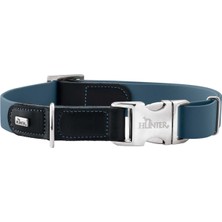 Hunter Köpek Boyun Tasması Wolmar Alu-Strong Mavi Siyah 30-45/m