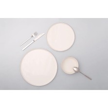 Porland Chopin Platin 18 Parça 6 Kişilik Yemek Takımı - Outlet