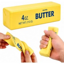Butter Squishy Tereyağı Görünümlü Yumuşak Sıkılabilir Stres Oyuncağı 4 Oz – 1 Adet