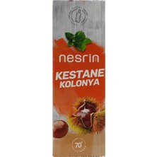 Nesrin 250 ml Cam Şişe Kolonya Kestane Kolonyası