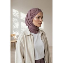 Aishas Design Hazır Form, Şık ve Rahat Drapeli Kaymaz Penye Şal,cps-95
