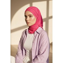 Aishas Design Hazır Form, Şık ve Rahat Drapeli Kaymaz Penye Şal,cps-95