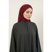Aishas Design Hazır Form, Şık ve Rahat Drapeli Kaymaz Penye Şal,cps-95