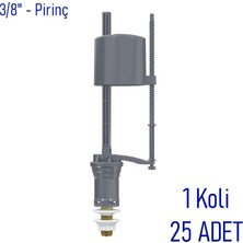 Mega Master Flatör (Alttan Giriş) 3/8, Pirinç, 1 Koli 25 Adet