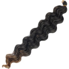 Gees Global Su Dalgası Saç - Siyah Karamel Ombreli